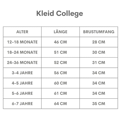 Kleid College - langärmliges Kleid im Schottenmuster Spitzendetails Rüschensaum und Stirnband