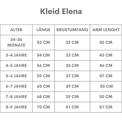 Kleid Elena - Schwarzes Kleid mit weißer Spitze, verziert mit Rüschensaum und Haarband mit Spitzendetails